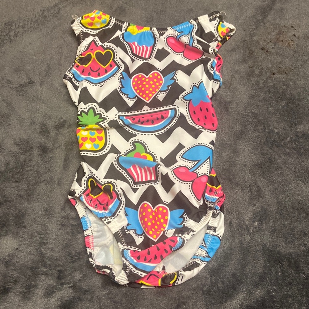 Foxy’s Leotards “Cut It Out” Leotard Size 4/5